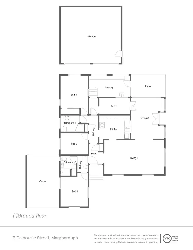 Floorplan of Homely house listing, 3 Dalhousie St, Maryborough QLD 4650