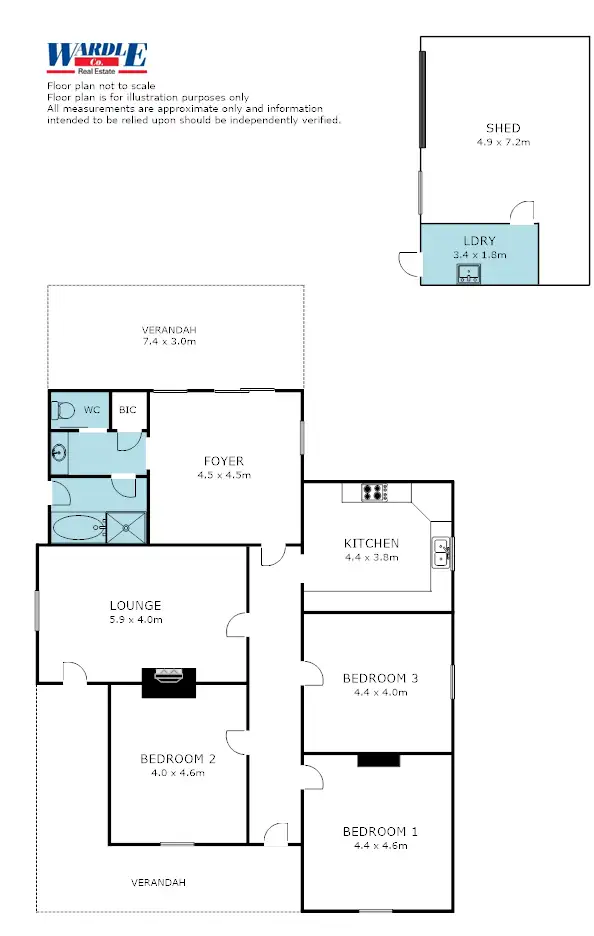 Floorplan of Homely house listing, 18 Alexandra Tce, Jamestown SA 5491