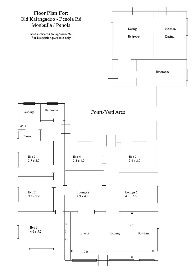 Floorplan of Homely rural property listing, 1178 Old Kalangadoo-Penola Rd, Penola SA 5277