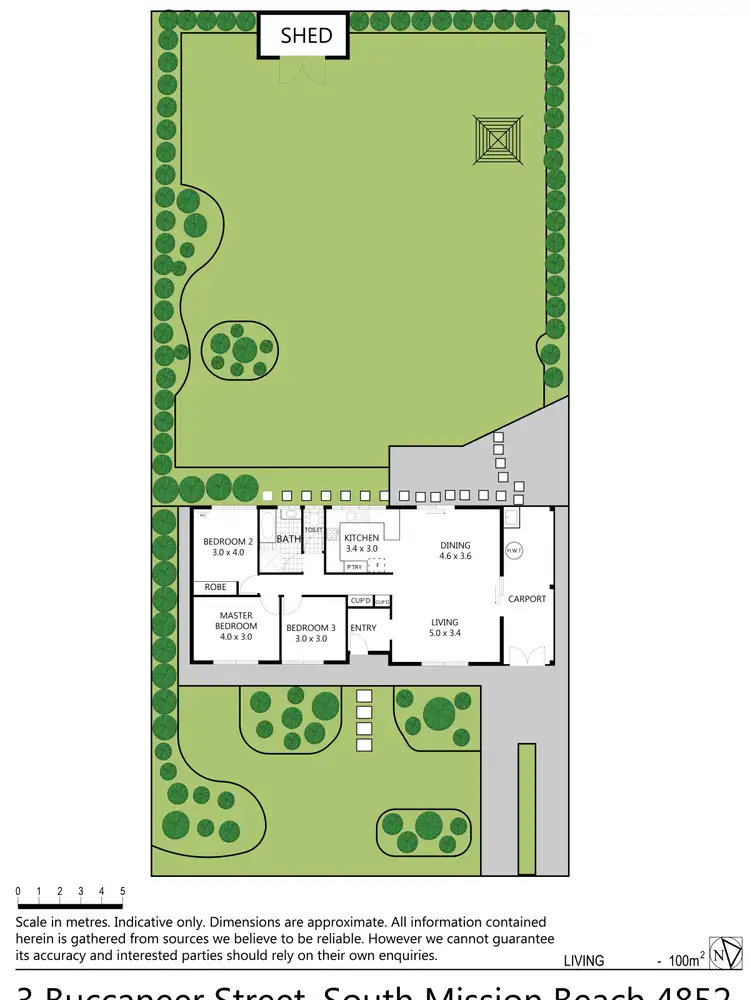 Floorplan of Homely house listing, 3 Buccaneer St, South Mission Beach QLD 4852