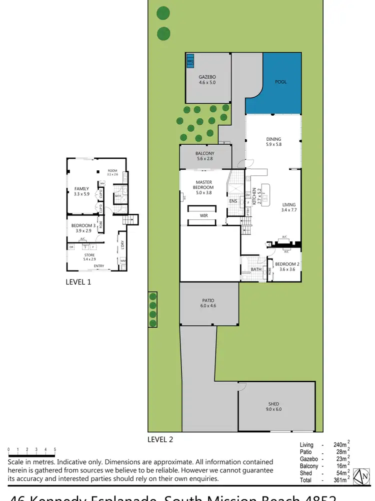 Floorplan of Homely house listing, 46 Kennedy Esplanade, South Mission Beach QLD 4852