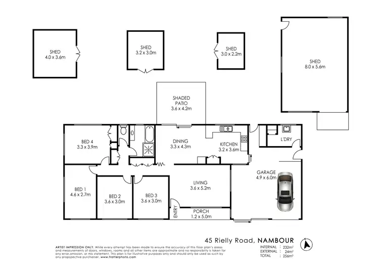 Floorplan of Homely house listing, 45 Reilly Rd, Nambour QLD 4560