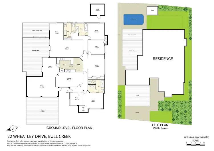 Floorplan of Homely house listing, 22 Wheatley Drive, Bull Creek WA 6149