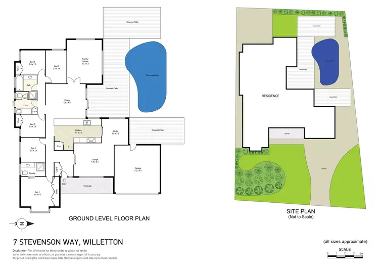 Floorplan of Homely house listing, 7 Stevenson Way, Willetton WA 6155