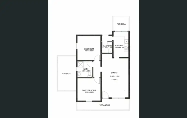 Floorplan of Homely unit listing, Unit 1/1 Johns Lane, Hahndorf SA 5245