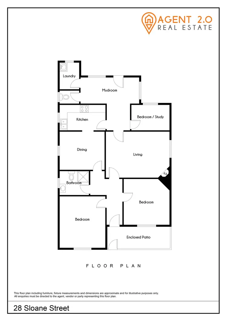 Floorplan of Homely house listing, 28 Sloane St, Goulburn NSW 2580
