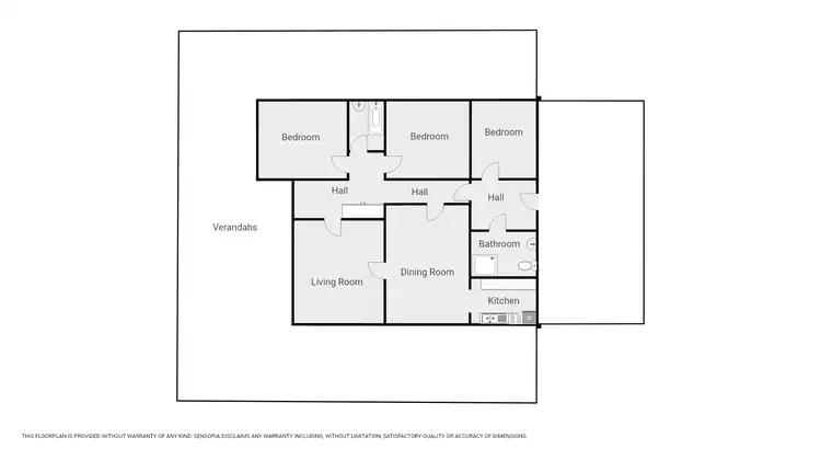 Floorplan of Homely house listing, 2254 Ararat-St Arnaud Rd, Landsborough VIC 3384