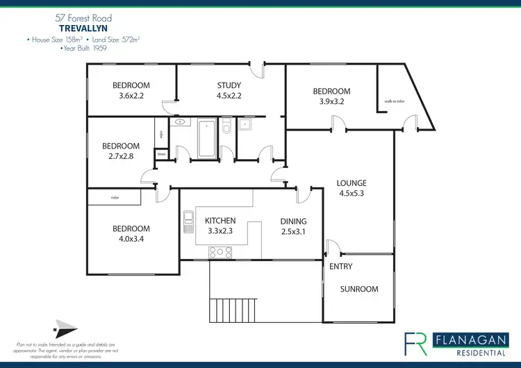 Floorplan of Homely house listing, 57 Forest Rd, Trevallyn TAS 7250