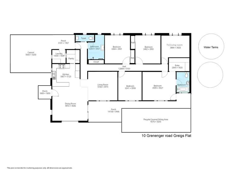 Floorplan of Homely rural property listing, 10 Grenenger Rd, GREIGS FLAT Via, Pambula NSW 2549