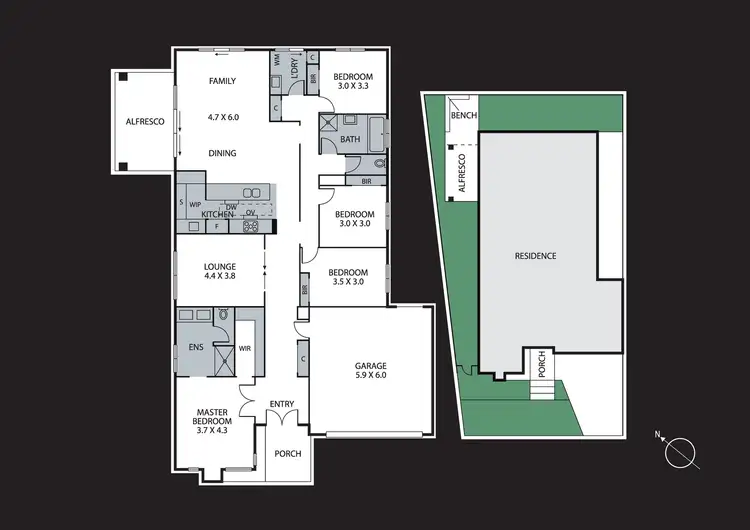 Floorplan of Homely house listing, 16 Kiama Street, Officer VIC 3809