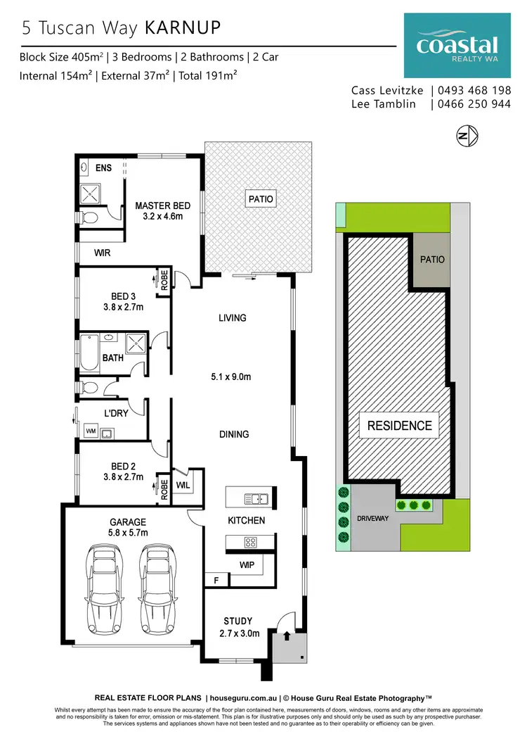Floorplan of Homely house listing, 5 Tuscan Way, Karnup WA 6176