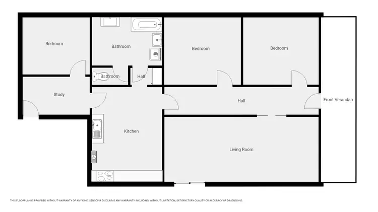 Floorplan of Homely house listing, 23 Barnes St, Stawell VIC 3380