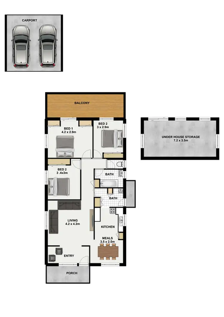 Floorplan of Homely house listing, 20 Janice St, Gailes QLD 4300