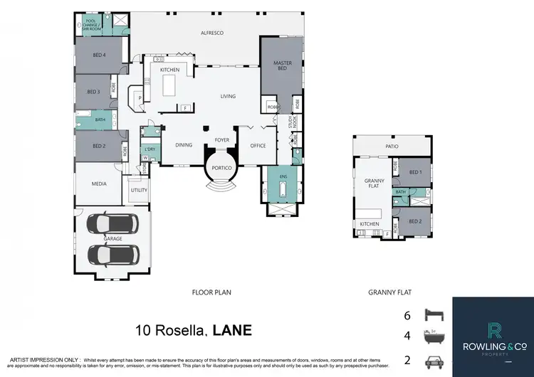 Floorplan of Homely house listing, 10 Rosella Lane, Palmview QLD 4553