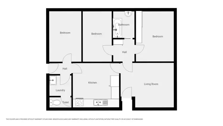 Floorplan of Homely house listing, 7 Oliver Ave, Stawell VIC 3380