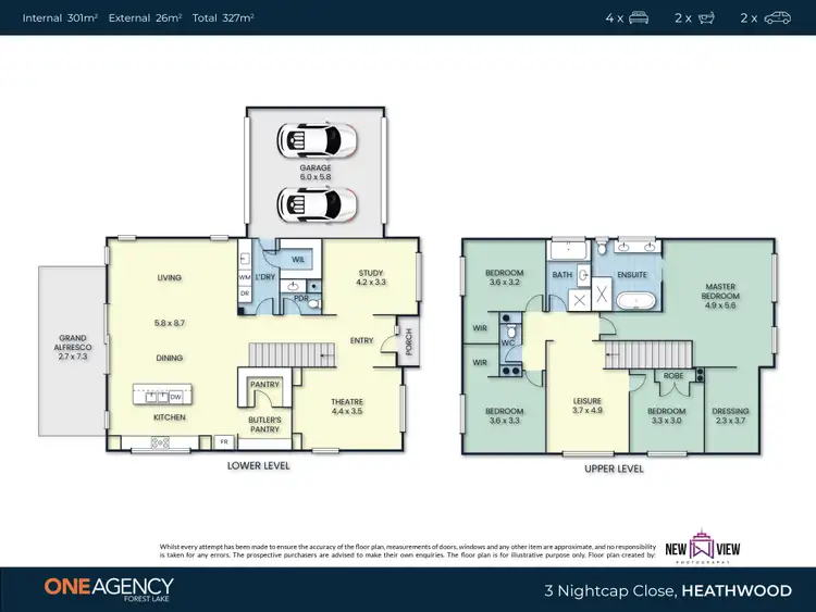 Floorplan of Homely house listing, 3 Nightcap Cl, Heathwood QLD 4110