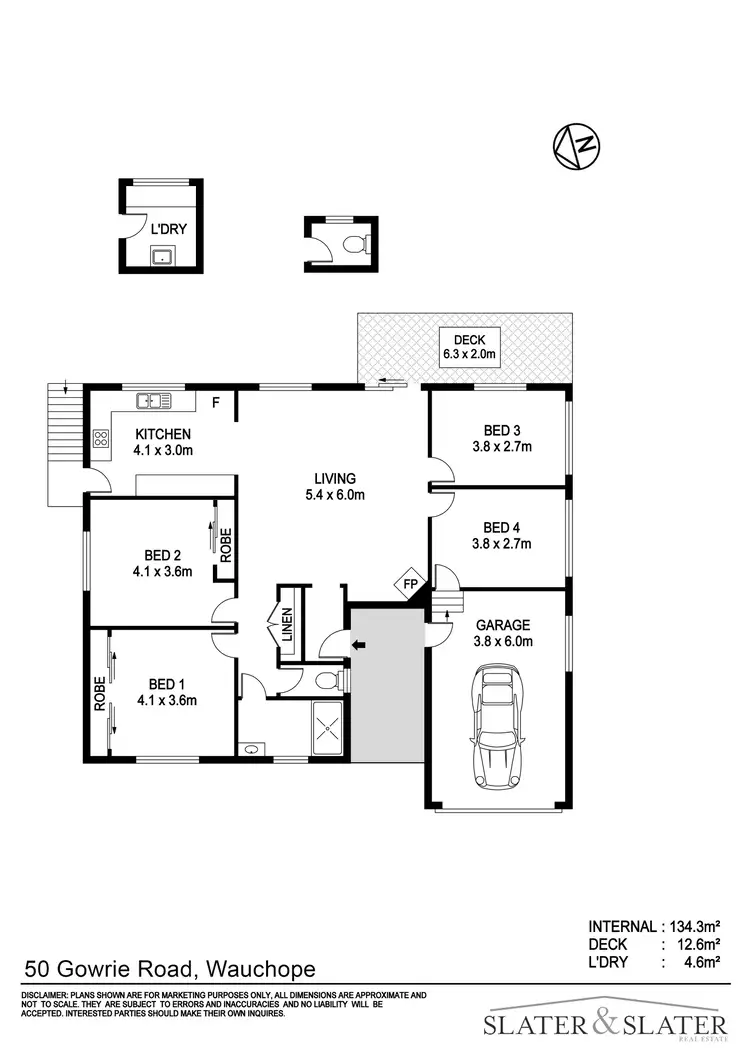 Floorplan of Homely house listing, 50 Gowrie Rd, Wauchope NSW 2446