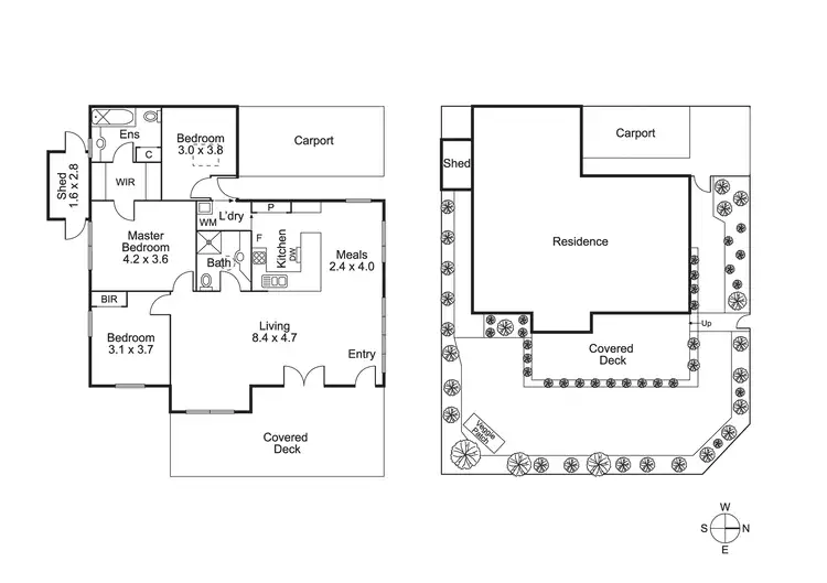 Floorplan of Homely house listing, 1 Porter St, Hampton VIC 3188