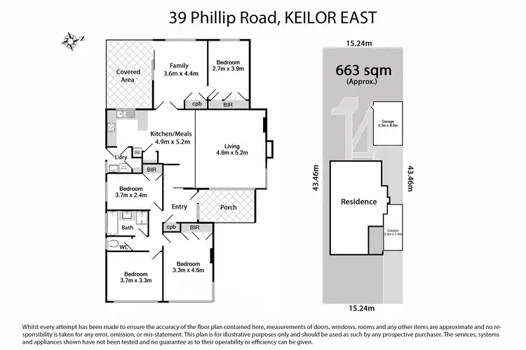 Floorplan of Homely house listing, 39 Phillip Road, Keilor East VIC 3033