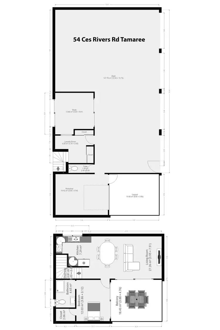 Floorplan of Homely rural property listing, 54 Ces Rivers Rd, Tamaree QLD 4570