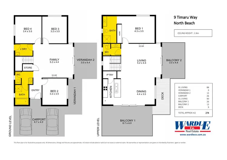 Floorplan of Homely house listing, 9 Timaru Way, North Beach SA 5556
