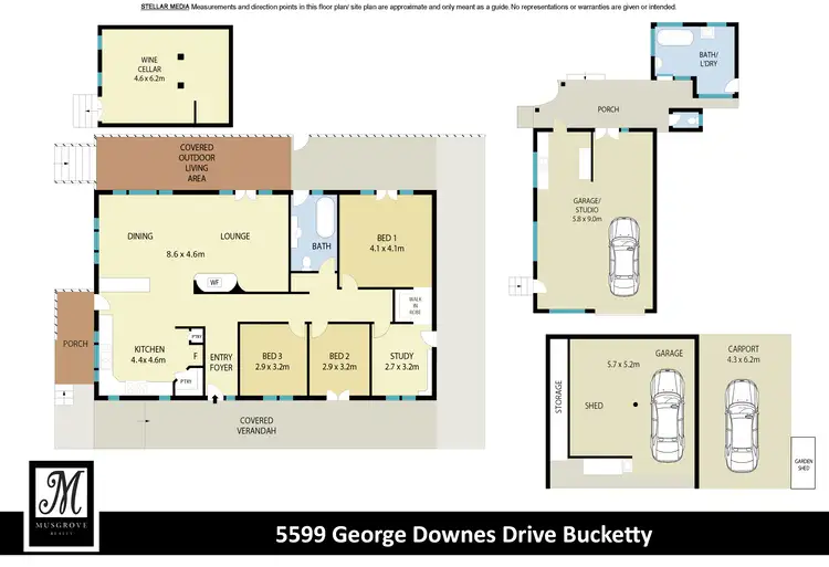 Floorplan of Homely rural property listing, 5599 George Downes Drive, Bucketty NSW 2250