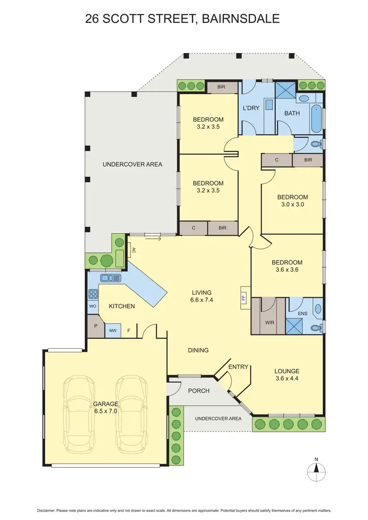 Floorplan of Homely house listing, 26 Scott St, Bairnsdale VIC 3875