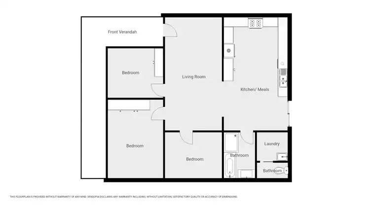 Floorplan of Homely house listing, 8 Allen Cres, Stawell VIC 3380