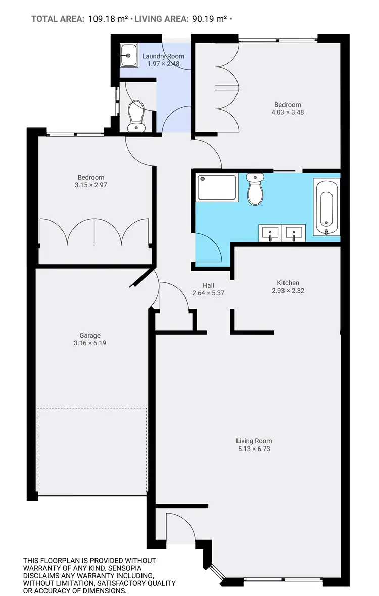 Floorplan of Homely townhouse listing, 39/241 Horizon Dr, Westlake QLD 4074