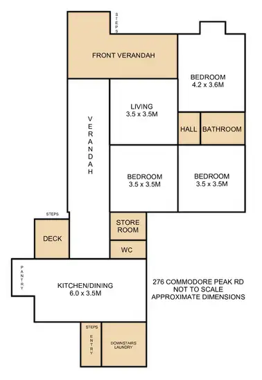 Floorplan of Homely rural property listing, 276 Commodore Peak Rd, Millmerran QLD 4357
