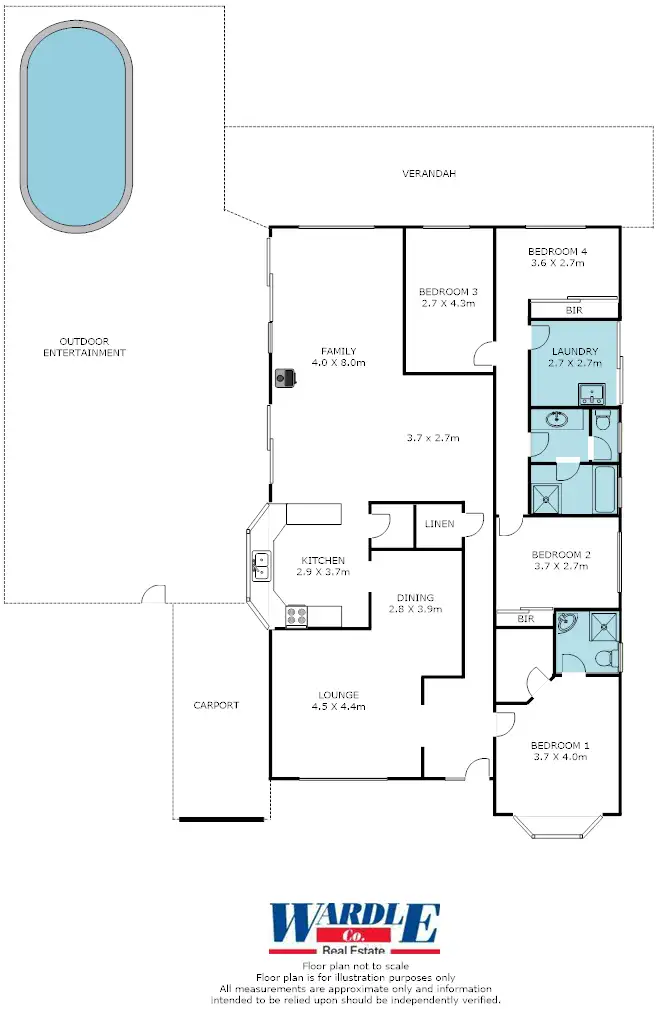 Floorplan of Homely house listing, 40-42 Karpfanger St, Port Germein SA 5495