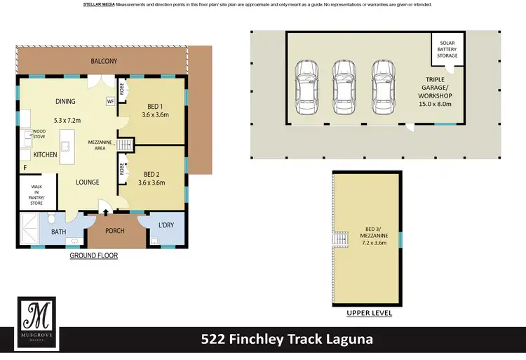 Floorplan of Homely rural property listing, 522 Finchley Track, Laguna NSW 2325