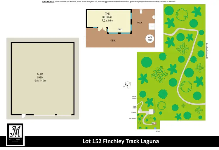 Floorplan of Homely rural property listing, Lot 1 Finchley Track, Laguna NSW 2325