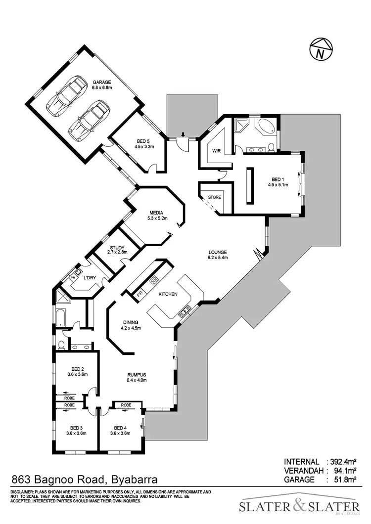 Floorplan of Homely rural property listing, 863 Bagnoo Rd, Byabarra NSW 2446