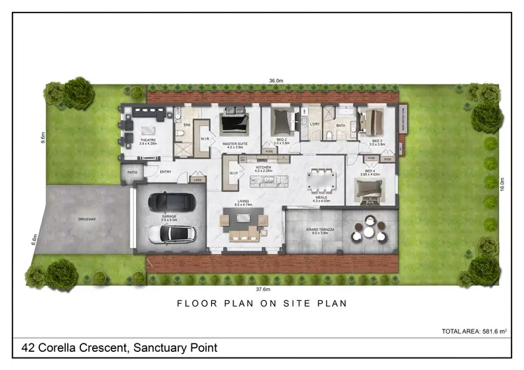 Floorplan of Homely house listing, 42 Corella Cres, Sanctuary Point NSW 2540