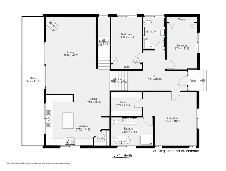 Floorplan of Homely house listing, 27 King St, South Pambula NSW 2549