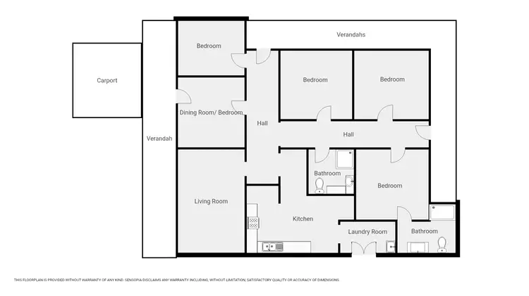 Floorplan of Homely house listing, 53-55 Newington Rd, Stawell VIC 3380