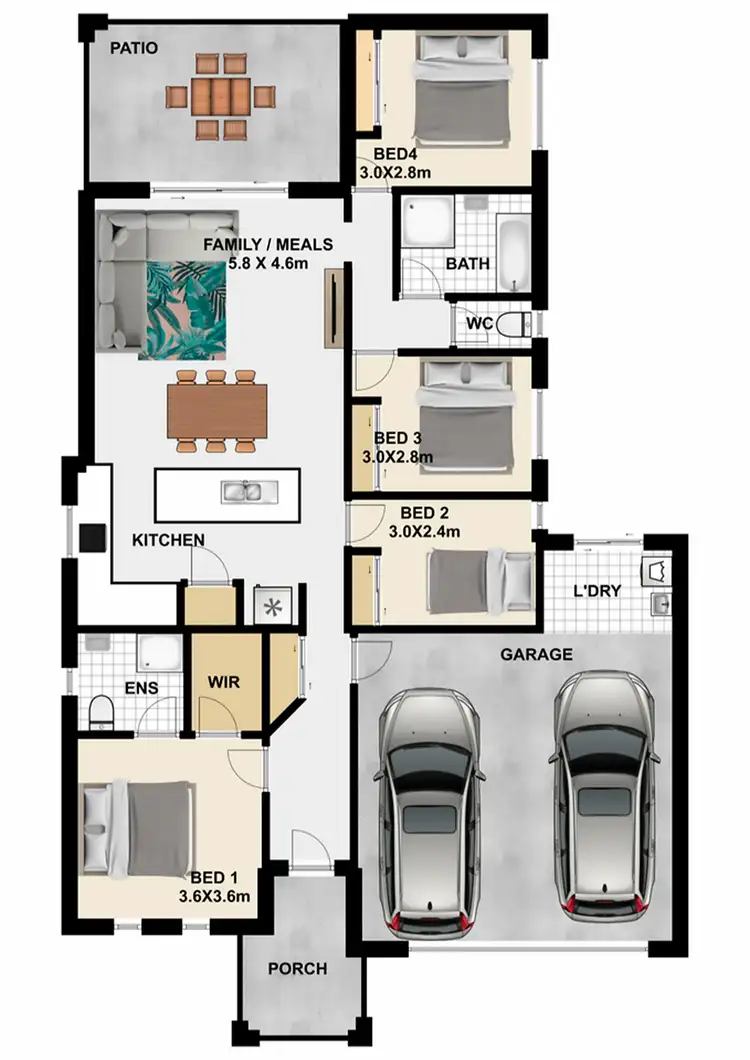 Floorplan of Homely house listing, 65 Fred Pham Cres, Doolandella QLD 4077