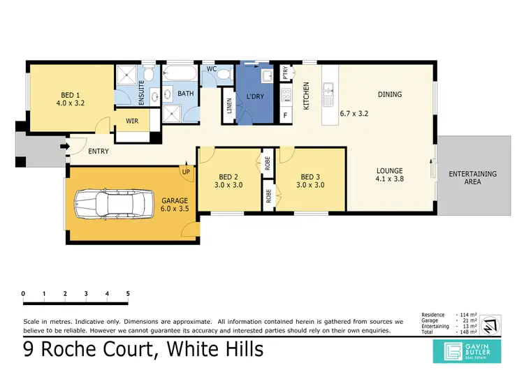 Floorplan of Homely house listing, 9 Roche Ct, White Hills VIC 3550