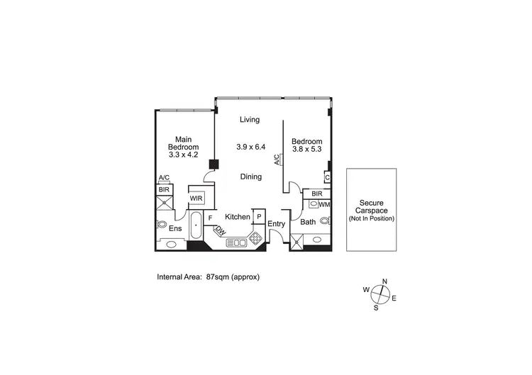 Floorplan of Homely apartment listing, 65/604 St Kilda Road, Melbourne VIC 3004