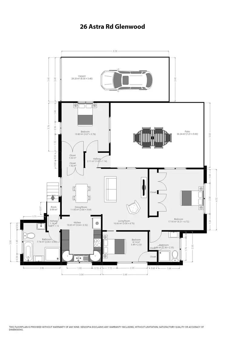 Floorplan of Homely house listing, 26 Astra Rd, Glenwood QLD 4570