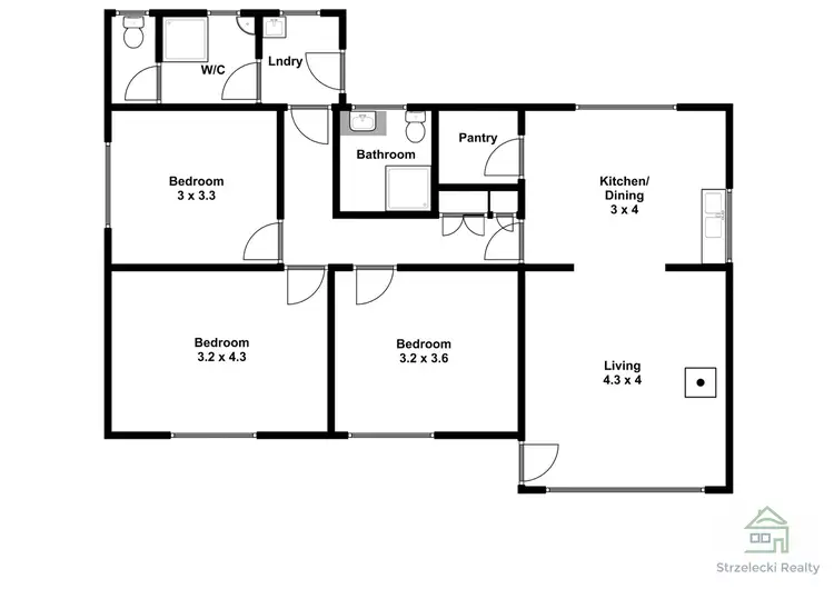 Floorplan of Homely house listing, 11 Moore St, Erica VIC 3825