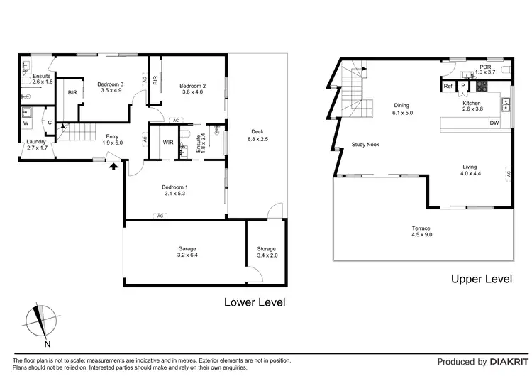 Floorplan of Homely townhouse listing, 3/87 Canning St, Avondale Heights VIC 3034