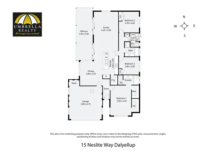 Floorplan of Homely house listing, 15 Neslite Rd, Dalyellup WA 6230