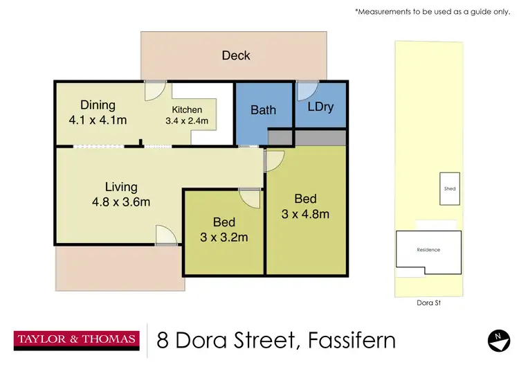 Floorplan of Homely house listing, 8 Dora St, Fassifern NSW 2283