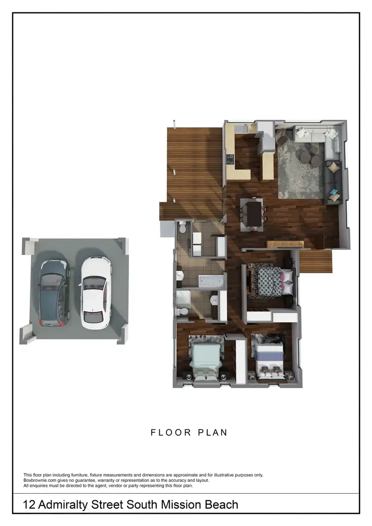 Floorplan of Homely house listing, 12 Admiralty Street, South Mission Beach QLD 4852
