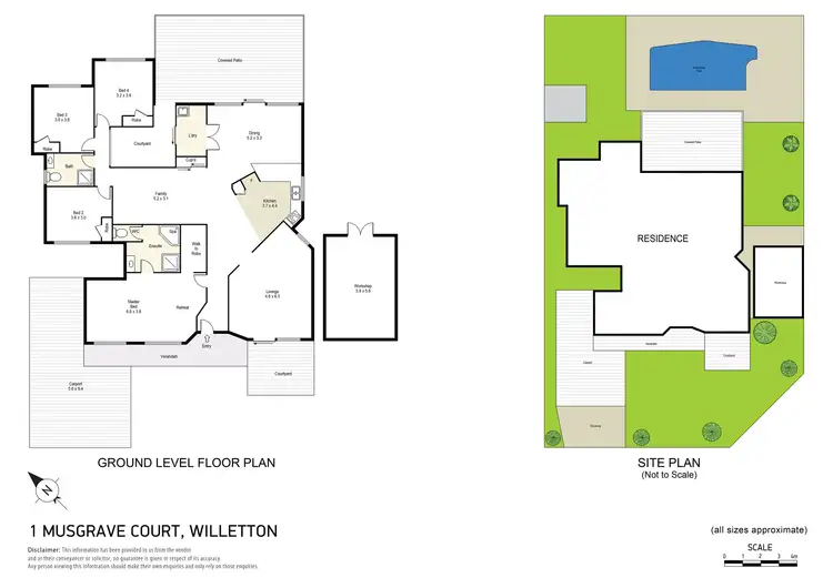 Floorplan of Homely house listing, 1 Musgrave Court, Willetton WA 6155