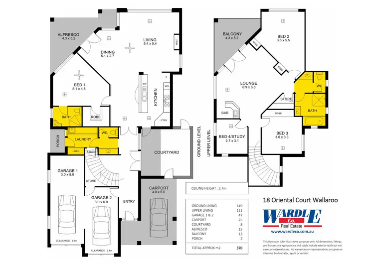 Floorplan of Homely house listing, 18 Oriental Ct, Wallaroo SA 5556