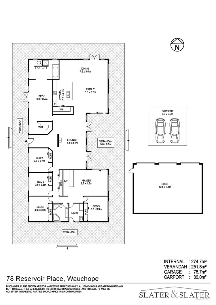 Floorplan of Homely rural property listing, 78 Reservoir Pl, Wauchope NSW 2446