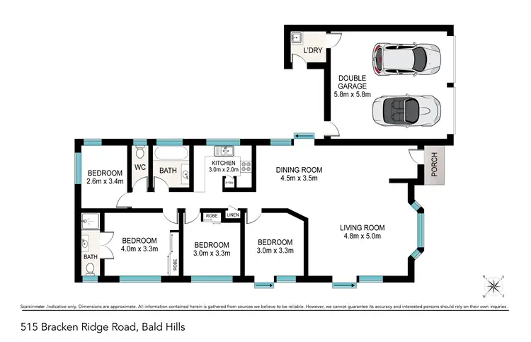 Floorplan of Homely house listing, 515 Bracken Ridge Road, Bald Hills QLD 4036